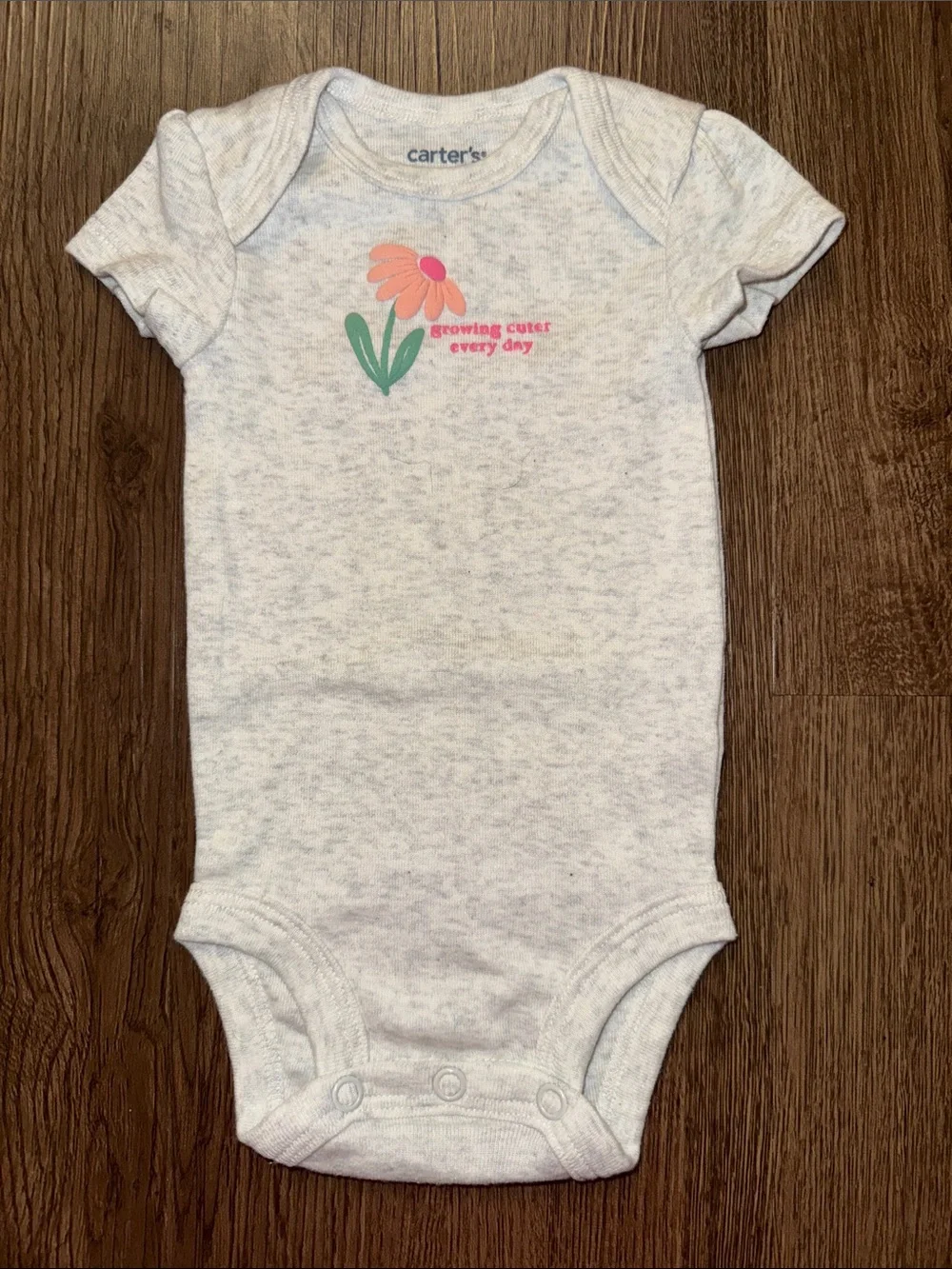 Carter's Baby Girls Floral Bodysuit Pack